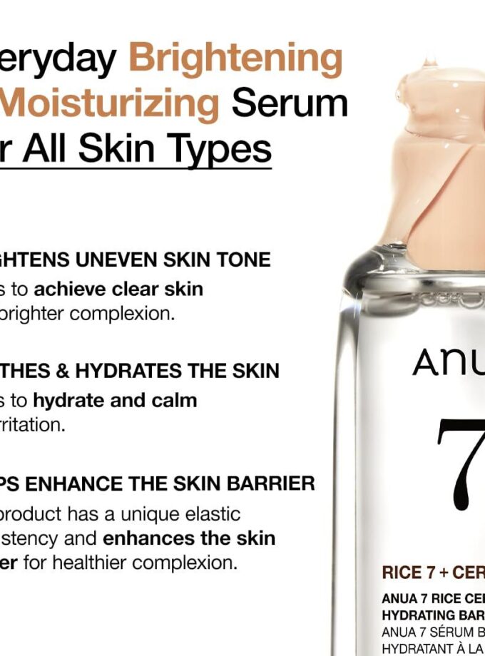 Anua 7 Rice Ceramide Hydrating Barrier Serum 50ml