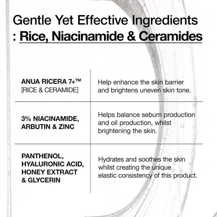 Anua 7 Rice Ceramide Hydrating Barrier Serum 50ml