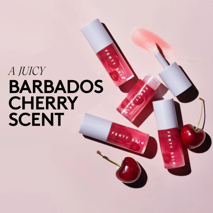 Fenty Treatz Hydrating + Strengthening Lip Oil - Cherry Treat