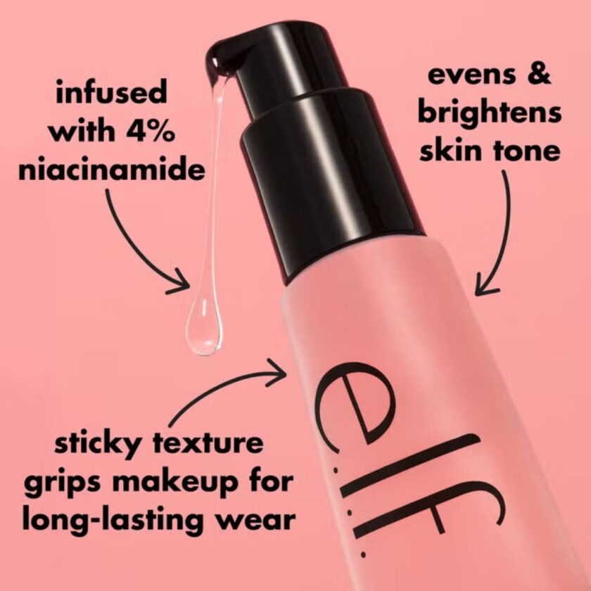 e.l.f. Cosmetics – Power Grip Niacinamide Primer - Image 4