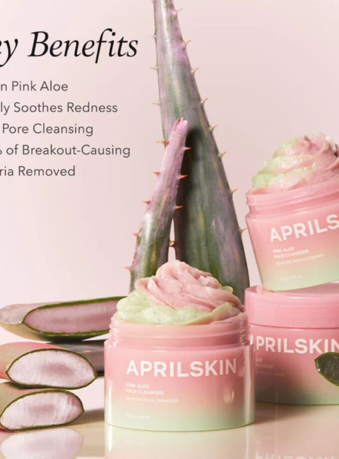 APRILSKIN - Pink Aloe Pack Cleanser 120g